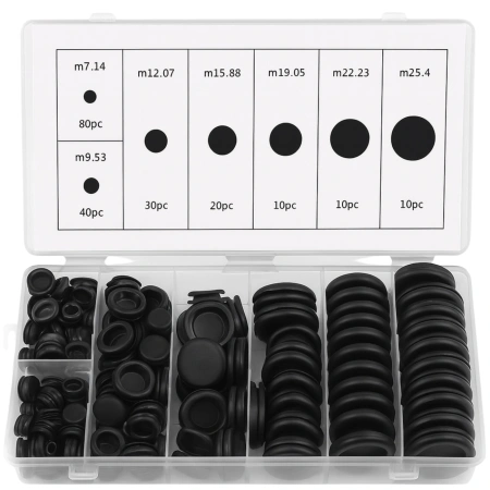 Dopuri de cauciuc, set de 200 de bucăți, dopuri pentru găuri tehnologice în caroserie