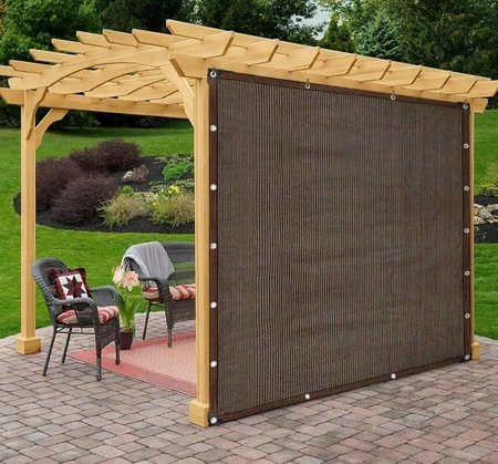 Plasa de umbrire 3x3 m protectie solara pentru terasa gradina anti-UV