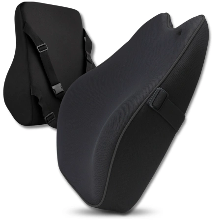 Perna lombară auto din spumă cu memorie ergonomică