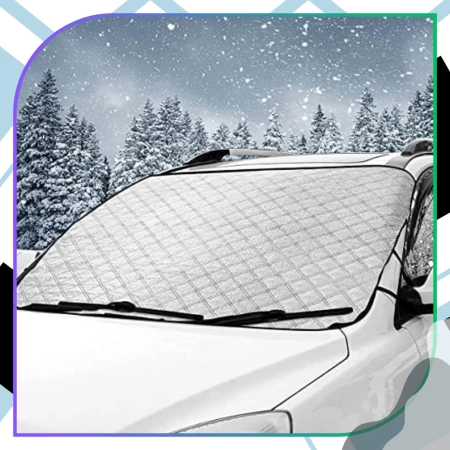 Husa anti inghet pentru parbrizul masinii, saltea solara