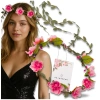 Bandita Coroana Roz Flori Trandafiri Stil Boho