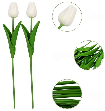 Buchet de lalele artificiale din 10 buc flori decorative