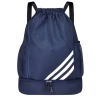 Rucsac sport bleumarin pentru antrenament de gimnastica cu cordon