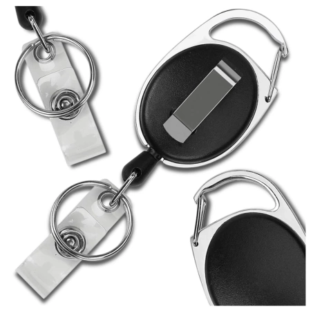 Retractor frânghie retractabilă Breloc cu cârlig de exterior rezistent 68cm