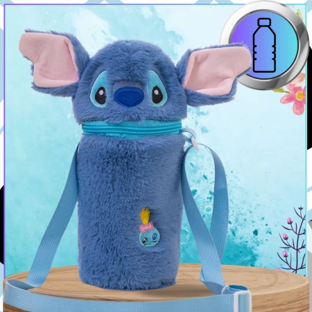 Pluș moale pentru capac pentru sticle termos din desene animate
