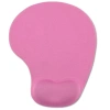 Mouse pad ergonomic roz cu suport antiderapant pentru încheietura mâinii