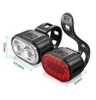 Set lumini biciclete reflector fata si spate USB rezistent la apa