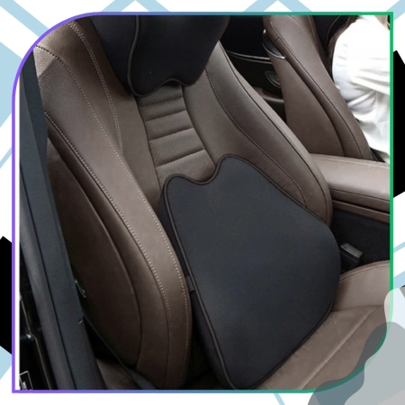 Perna lombară auto din spumă cu memorie ergonomică