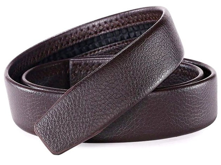 CUREA BĂRBAȚI din piele maro fără cataramă