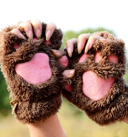 Mănuși de iarnă de damă, mănuși de pluș