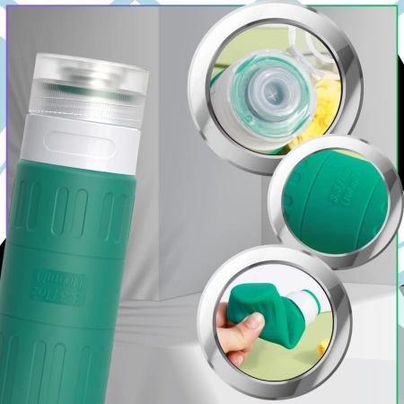 Set de recipiente de călătorie reutilizabile mari de 100 ml