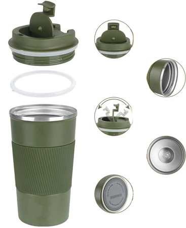 Cana termica, termos mare 510ML, etansa pentru cafea
