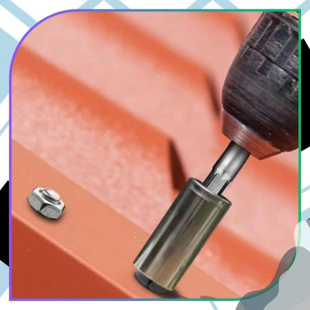 Set complet lanternă LED 4 buc + adaptoare pentru șurubelniță 3 buc