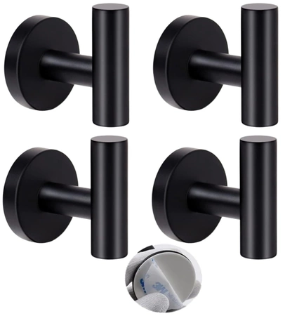 Baie cârlige set 4pcs negru LOFT hol