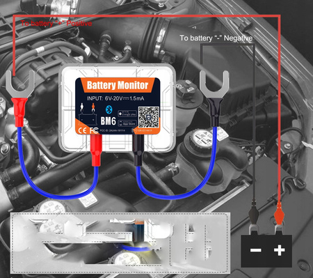 Tester baterie și alternator, cu GPS, aplicație Android iOS