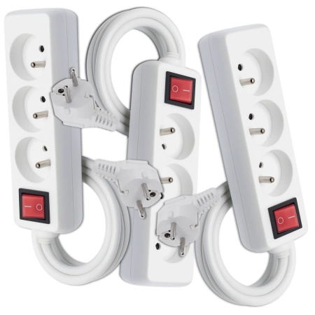 Prelungitor GRUNDIG 1,5 m, 3 prize, SET DE 3