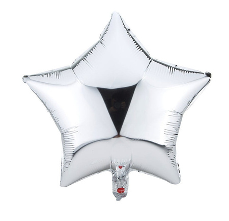 Set de 10 baloane argintii pentru ziua de nastere numarul 0