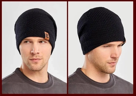 Pălărie unisex, caldă de iarnă, izolată, cu blană