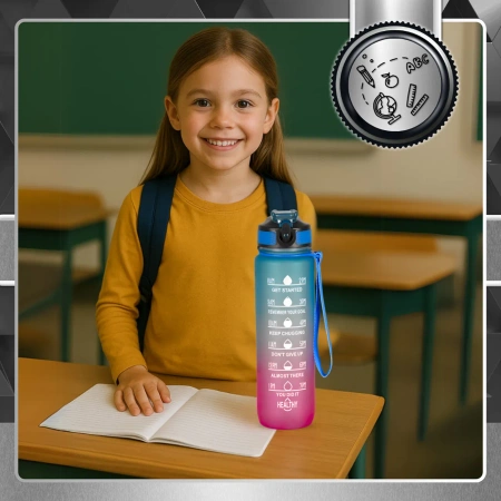 Sticla sport TRESSARI 1000ml Tritan sticla cu apa fara BPA