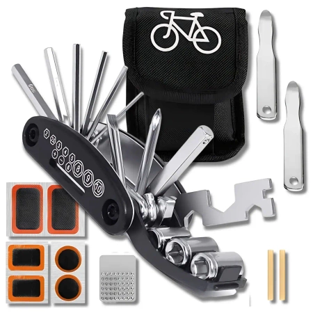 Kit reparatie biciclete multitool patchs travel