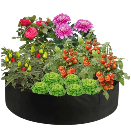 SAC mare de plantare ghiveci rotund 90 x 30 cm