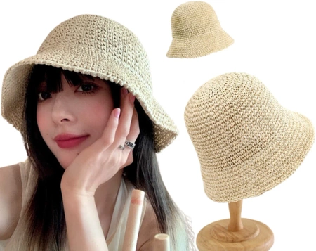 PĂLĂRIE DE PESCUIT CU GALEȚĂ Pălărie de plajă pentru femei