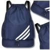 Rucsac sport bleumarin pentru antrenament de gimnastica cu cordon