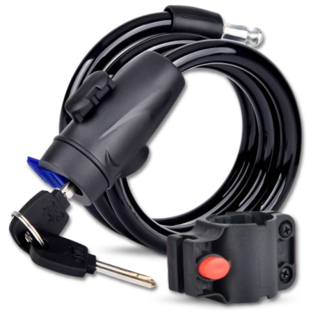 Broasca bicicletei cu protectie cablu PADLOCK cu cheie