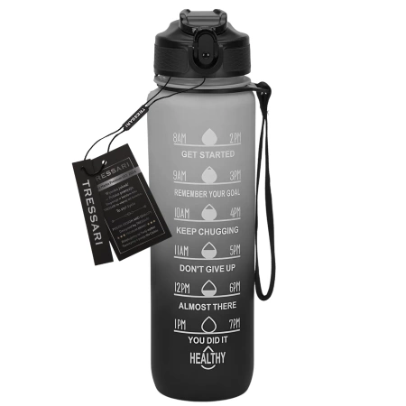 Sticla sport TRESSARI de 1000 ml, sticla solida Tritan fara BPA