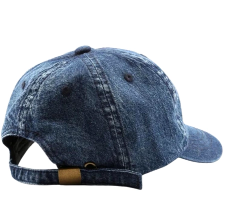 Șapcă de baseball vintage scurtă trucker din denim