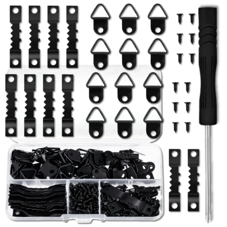 Cârlige pentru montarea tablourilor, fotografiilor, ramelor pe perete, suporturi, set de 251 de bucăți