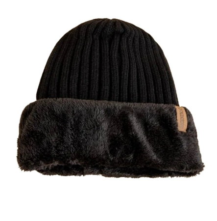 Căciulă de iarnă caldă unisex cu blană
