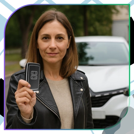 Husă din silicon pentru cheie POKROWIEC Renault Koleos Scénic Kadjar