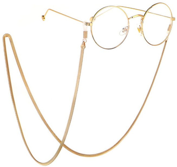 Lant elegant din aur pentru ochelari, decorativ