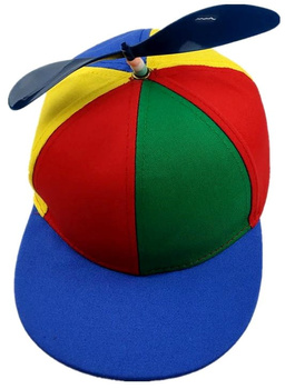 Şapcă de baseball curcubeu cu elice de moara de vânt