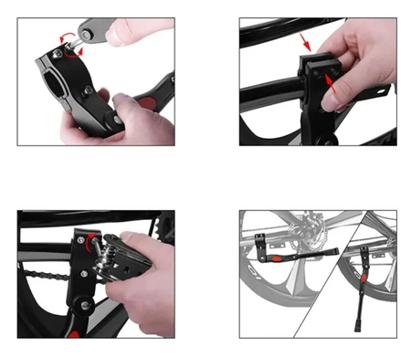 Motocicleta biciclete picior reglabil biciclete stand 22-26 inch