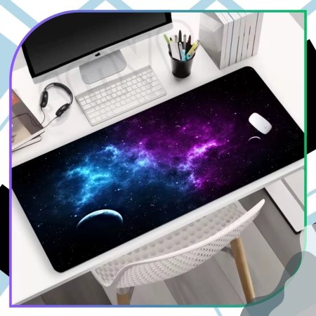 Covoraș de gaming pentru mouse pad Space Desk, 90x40 cm