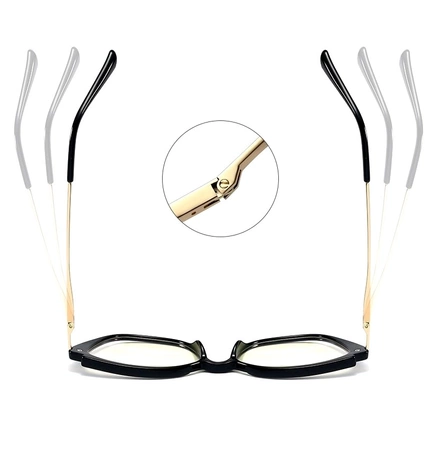 Ochelari eleganti negri cu antireflex