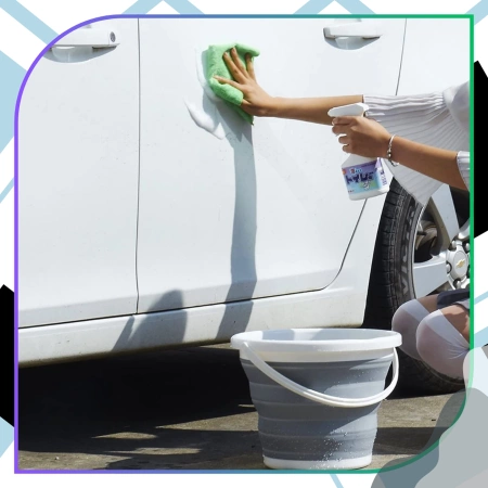 Găleată din silicon Găleată compactă pliabilă de 10 l