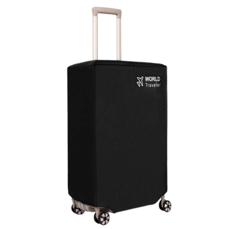 Husa de protectie pentru valiza de voiaj pentru bagaje neagra