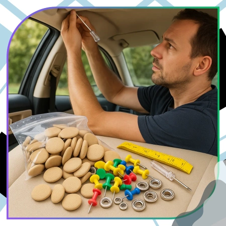 Kit reparatie captuseala auto 60 buc Nituri Ace