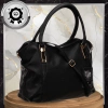 Geanta shopper dama neagra BAD&BAGS geanta de umar din piele ecologica