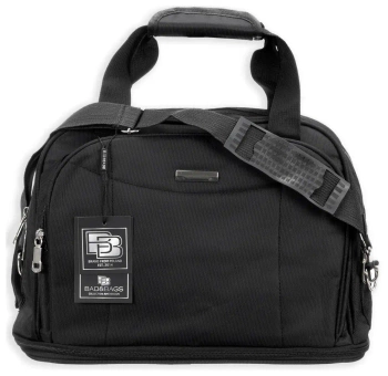 Geanta business BAD&BAGS pentru bagaj de mana avion neagra voiaj