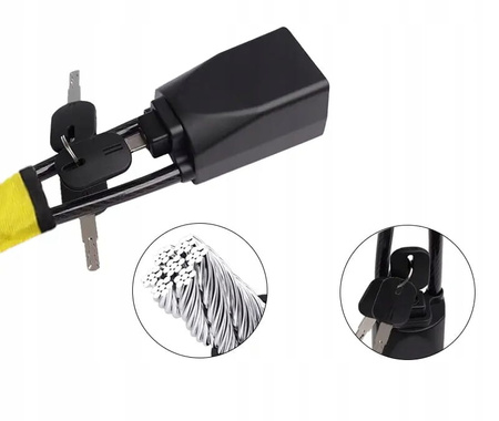 Blocare volan auto, otel, rezistent, antifurt, universal