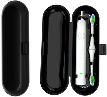 Recipient de călătorie, husă pentru periuță de dinți, pastă de dinți, negru