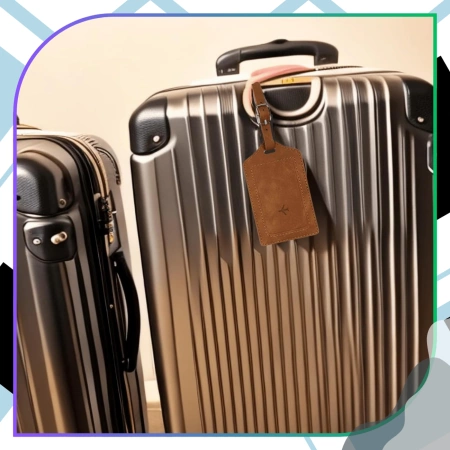 Set de călătorie maro Husă și pandantiv pentru pașaport