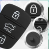 Hyundai Kia 3 butoane cheie cauciuc butoane de schimb carcasa telecomenzii