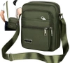 Geanta de umar barbati, mica, impermeabila, verde