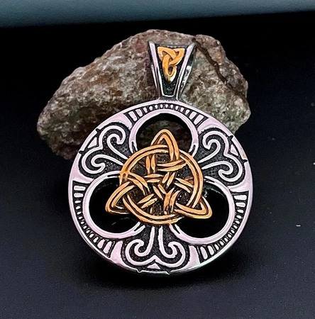 Colier barbatesc, otel chirurgical, viking, amuleta nordica