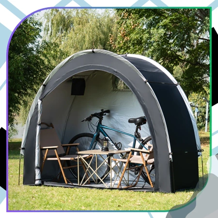 Husă de protecție pentru bicicletă, cort impermeabil, 220x150 cm